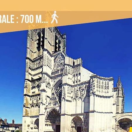 La Belle Pause - Studio Auxerre Proche Parking Exterior foto